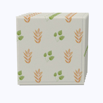 Cotton Floral Square Napkin