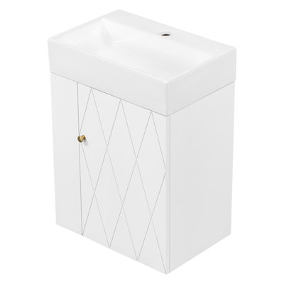Meuble-lavabo 20 po avec lavabo en céramique