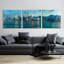 «Hong Kong Twilight» par Epic Portfolio, art mural en verre acrylique, ensemble de 3 pièces-101617979
