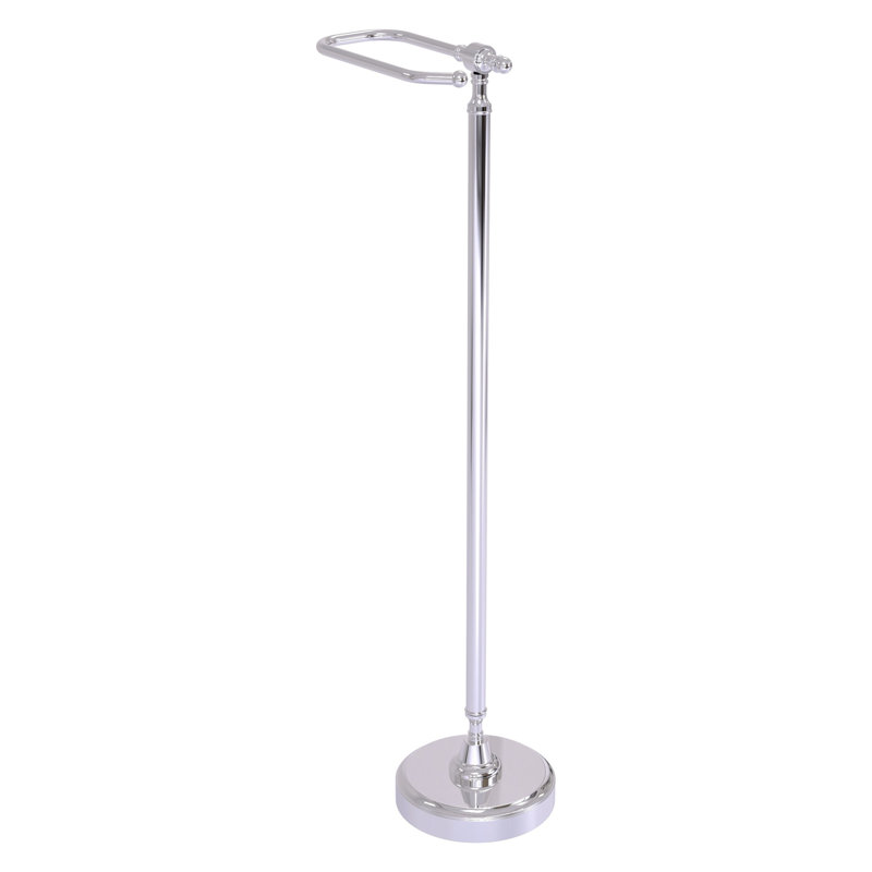 Porte-papier hygiénique sur pied Gober, Chrome poli
