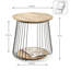 Mahler Drum End Table