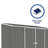 Absco Space Saver 10' W x 5' D Metal Galvanized Steel Weather Resistant Garden Bike Storage Shed Woodland Gray