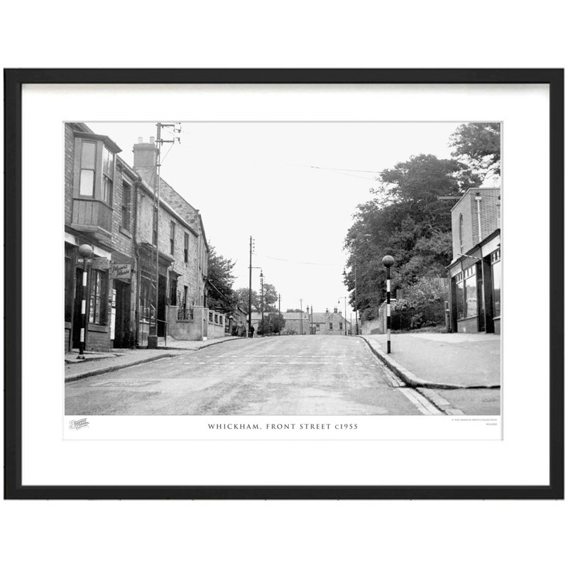 Whickham, Front Street C1955 by Francis Frith - Single Picture Frame Print, 28cm H x 36cm W x 2.3cm D