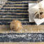 Tapis oriental gris à motif de losanges lavable à la machine Grasso-1177443344