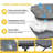 Portable Folding Bed With Side Bags For Outdoor Camping