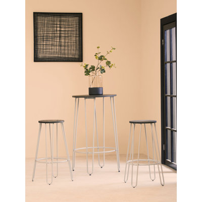 Counter Stool with Metal Frame