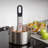 KitchenAid Curved Stainless Steel Paddle Style Candy and Deep Fry Thermometer with Pan Clip Black