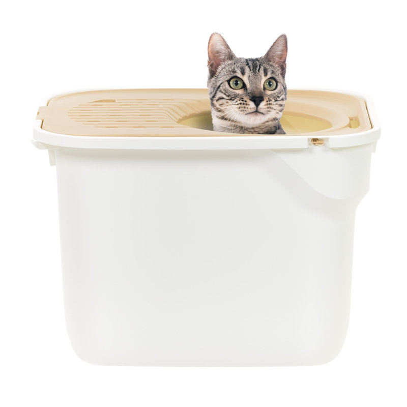 IRIS Plastic Enclosed Litter Box