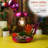 16"H Solar Metal Flamingo with Enclosed LED Lights