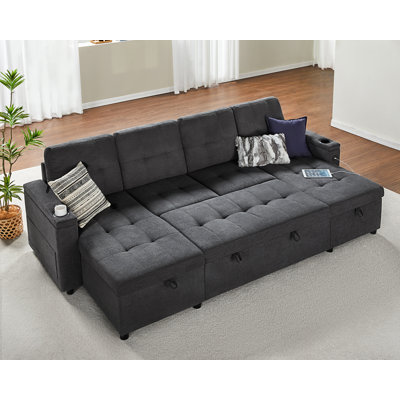 Brodrick 109'' Upholstered Sleeper Sofa