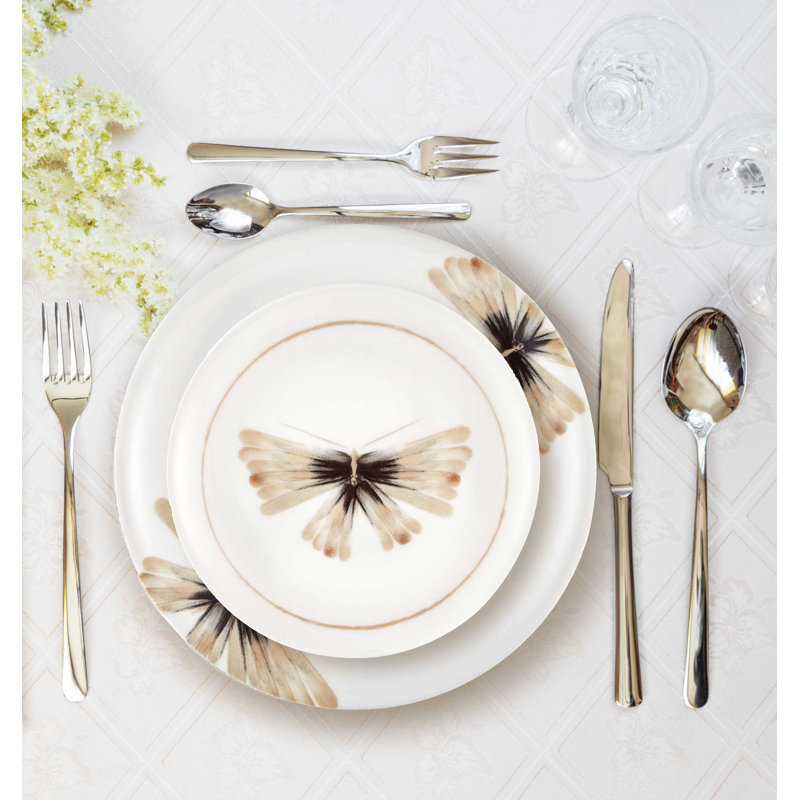 Turcotte Piece Porcelain China Dinnerware Set - Service for 6
