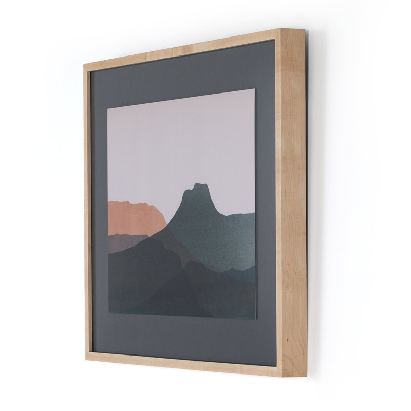 Landscape 1 by Kelly Colchin - Floater Frame Painting