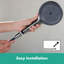 Hansgrohe Designflex Textile Handshower Hose, 63"-2095348657