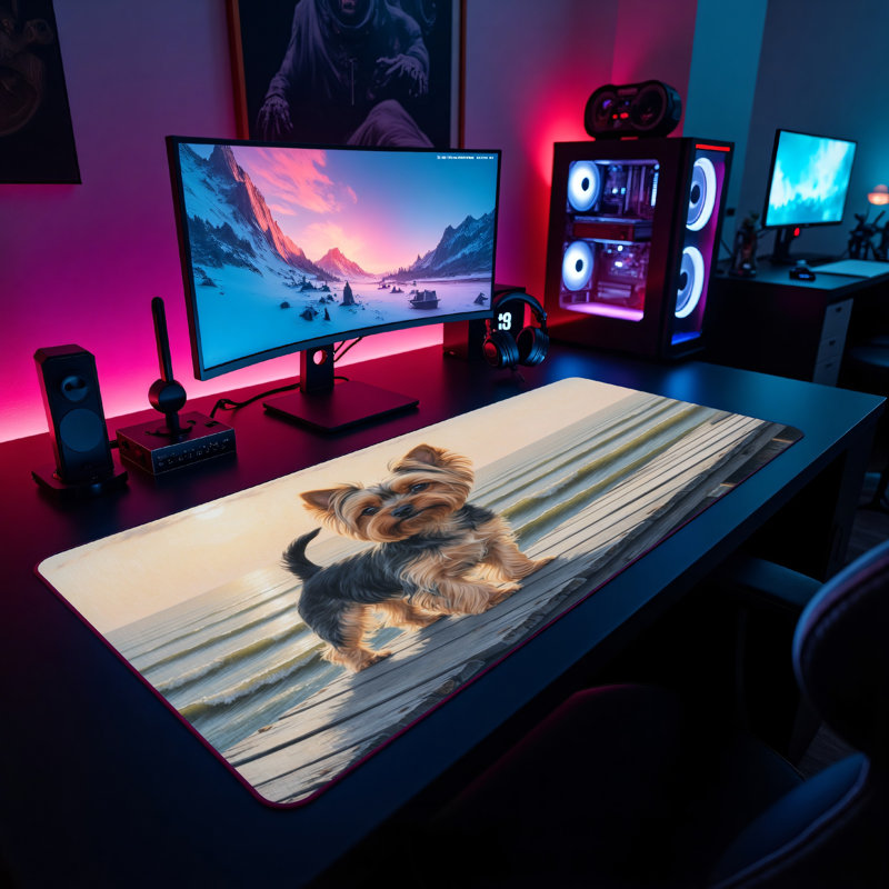 Polyester Desk Pad, 14.4x12.1