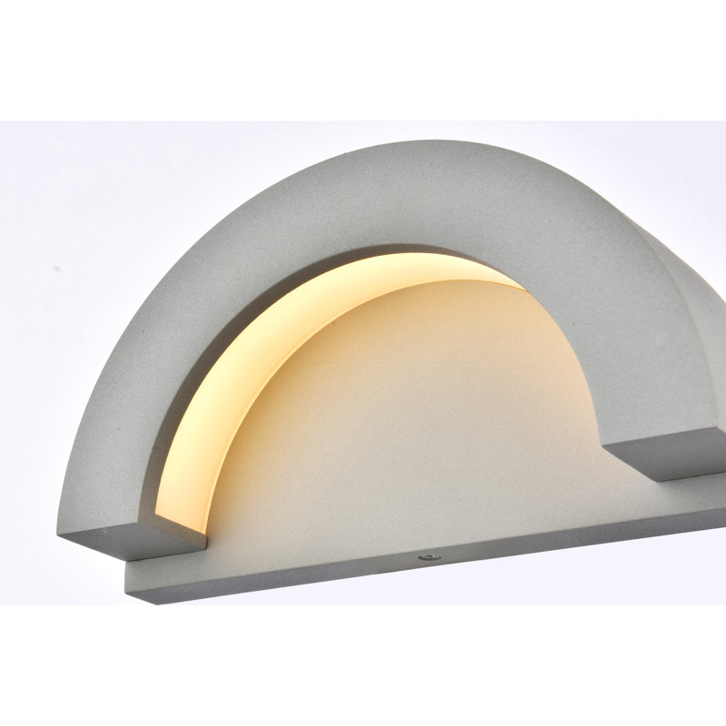 Dale LED Wall Light, Silver