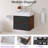 24" Wall-Mounted  Bathroom Vanity With White Solid Surface Basin-1435417657