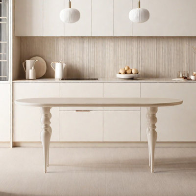 Table de salle à manger en chêne rouge