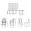Ensemble de salle à manger 9 pièces 44 po x 94 po Heritage-125118831-27244331
