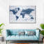«Wooden World Map III», reproduction sur toile-307068707