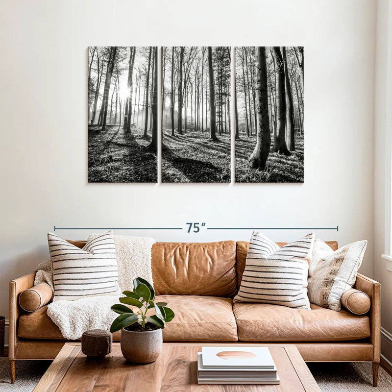 Harnek Forest Sunshine BW, 36" H x 57" W