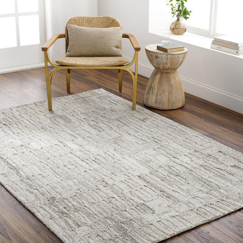 Hand Tufted Abstract Area Rug, Runner 2'6" x 8'
