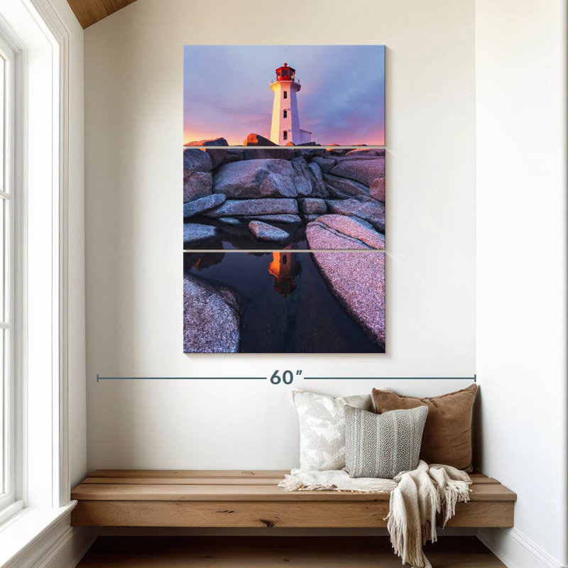 Aletra Peggys Point Lighthouse Vista, 50" H x 32" W