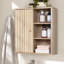 Armoire de salle de bain de ferme 24,8 "H avec porte