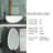 x Freestanding Soaking Plastic / Acrylic Bathtub