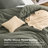 Bedsure Cotton Comforter with Throw Waffle Blanket and Decorative Pillow,Bedding Comforter Sets-110189443-110189450