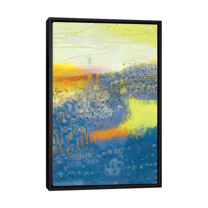 Concord II - Wrapper, impression sur toile, H 26 po x l 18 po x P 1,5 po, Toile avec cadre noir, Pas de tapis