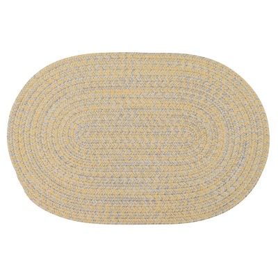Sahvanna Braided Yellow Rug
