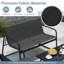 Ensemble de 4 chaises de jardin en tissu pour patio et causeuse avec table basse