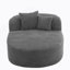 Chaise longue d'intérieur avec deux coussins de soutien pour le salon-1437451076