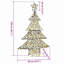 vidaXL Christmas Tree with 240 LEDs Acrylic-112224609-115607843