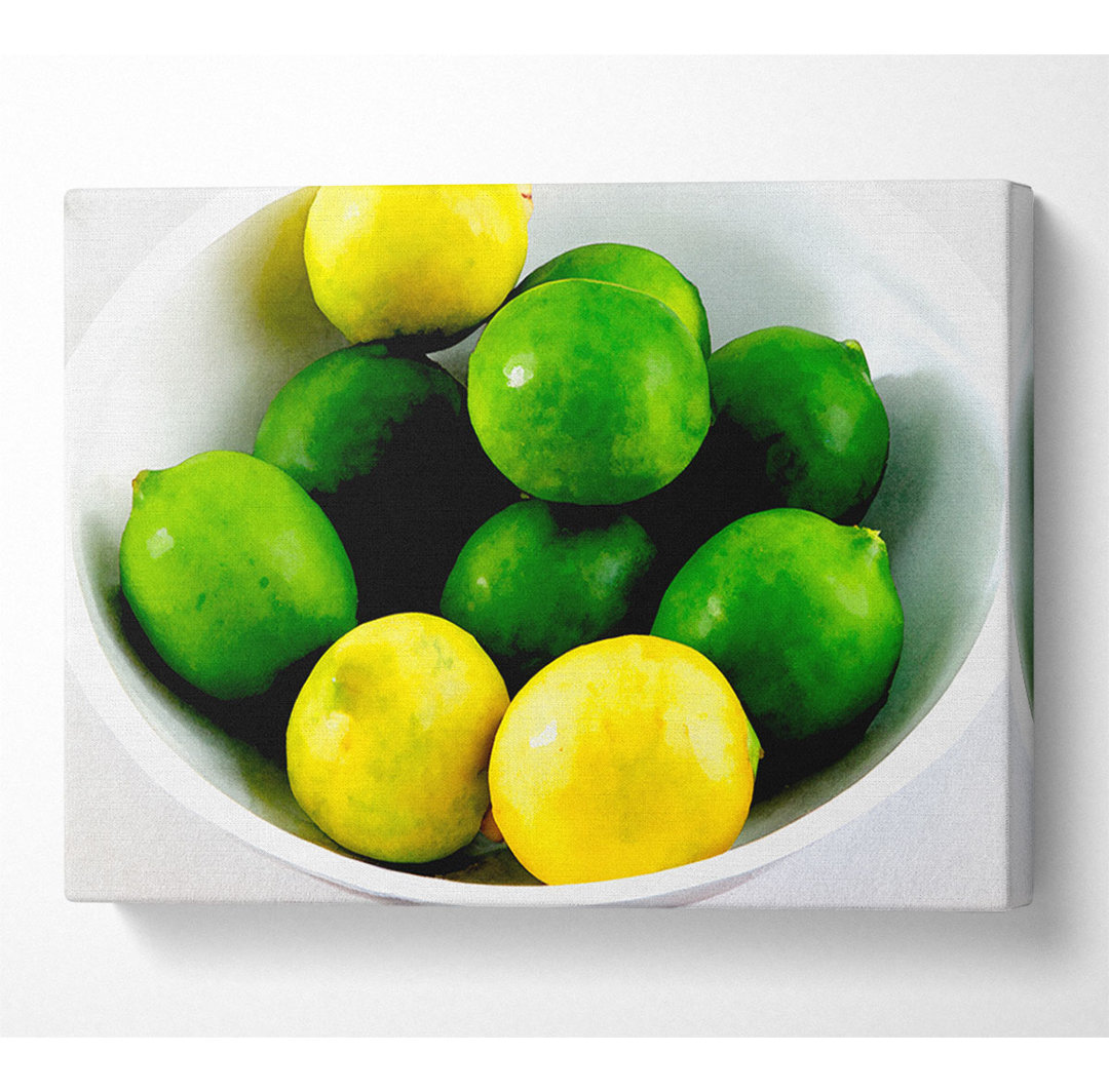 Lemon And Limes - Leinwanddrucke auf Leinwand