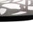 Rabia Round Patio Dining Table with Glass Top and Aluminum Base-709619599