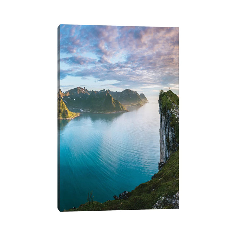 Sunset Hikes by Steffen Fossbakk - Wrapped Canvas Print, 66.04 cm H x 45.72 cm W x 1.91 cm D