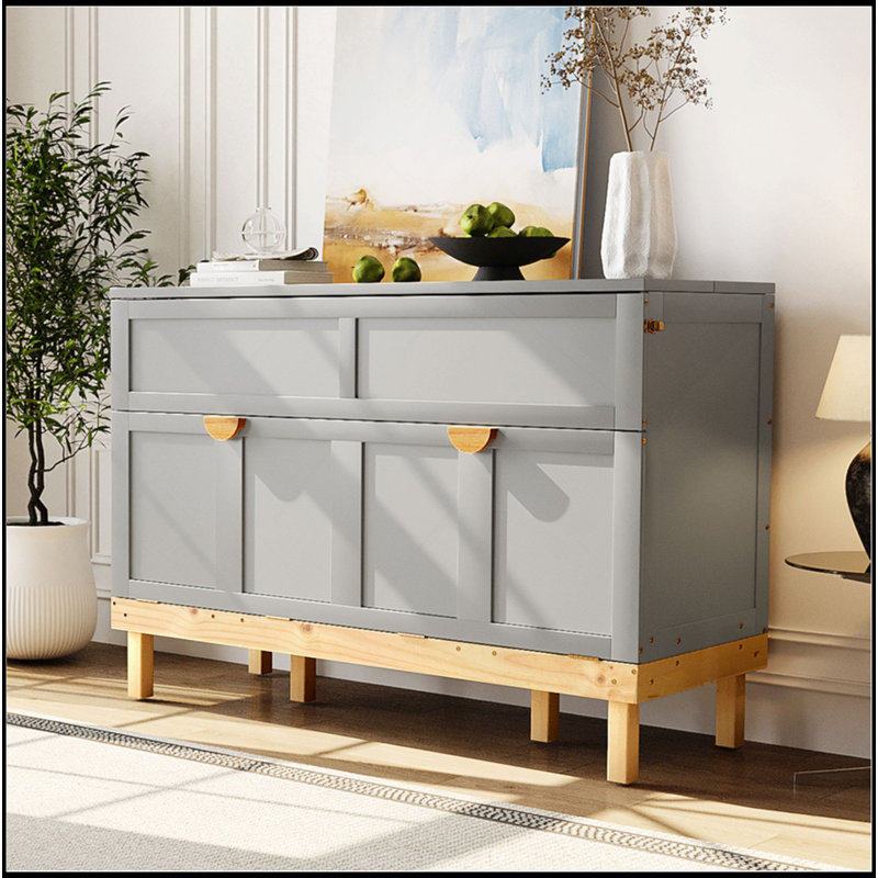 Grand lit escamotable, Gris