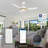 3 - Blade LED Smart Ceiling Fan with Light-91062343-101830622