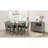 Rustic Gray Counter Height Dining Table