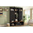 4-in-1 Elegant Hall Tree with Golden Hooks & Adjustable Shelves – Farmhouse Coat & Shoe Rack