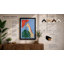 Giraffe and Monstera Modern - Framed Print-814120729-814120727