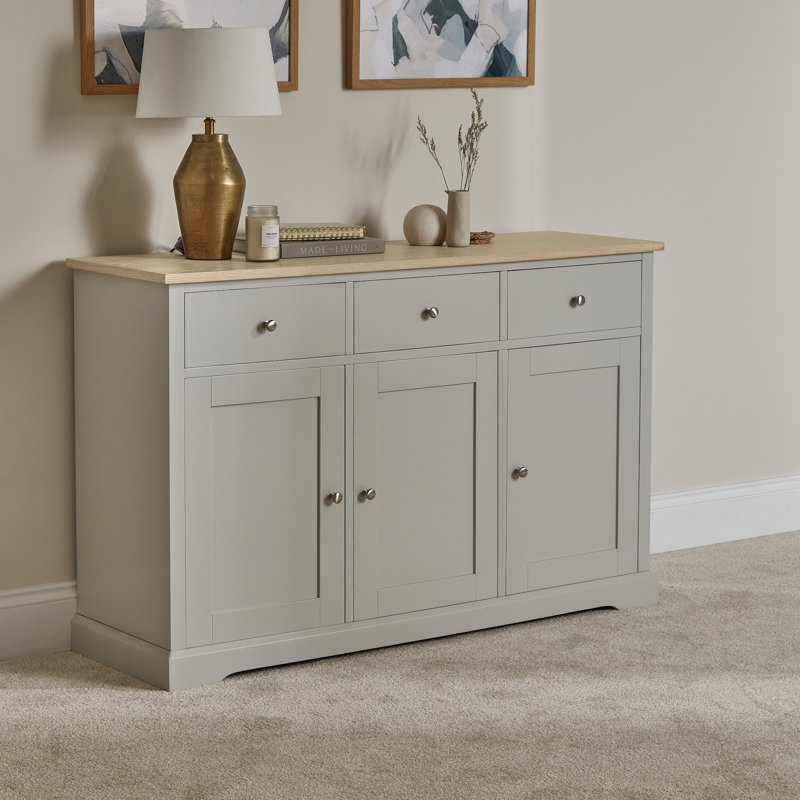 Kohen 130cm Sideboard, Linen Grey