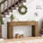 55.12'' Console Table With Drawers And LED Light-663281786