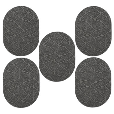 Ensemble de tapis intérieur / extérieur en nylon touffeté à la machine Garette