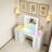 Large 59'' Makeup Vanity Set with LED Lighted Mirror HD Glass Top Built-in LED Light Strips Large 13 Drawers, Easy 3‑Piece Assembly