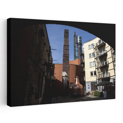The Old Jameson Distillary Mueseum And Visitors Centre Dublin City Ireland by George Munday - Wrapped Canvas Print