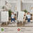 47.5''W 6-Drawer Double Dresser with metal handles，storage cabinet-2024760353