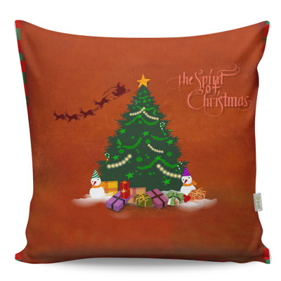 Premium Washable Cushion, 17.0 x 17.0 Inches, 50% Cotton / 50% Polyester, Silicone Filling, Concealed Zip | Soft, Comfortable & Ironable | Perfect for Home Decor, Living Room & Bedroom Accents