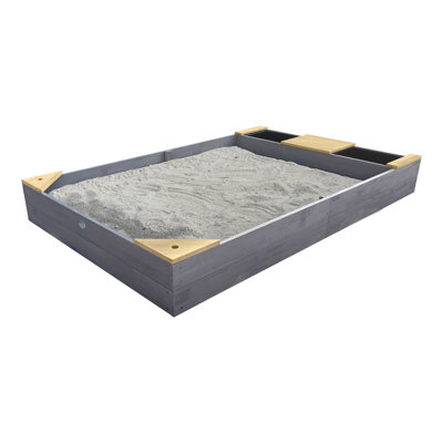 AXI 115cm x 218cm Plastic Rectangle Sandbox with Cover